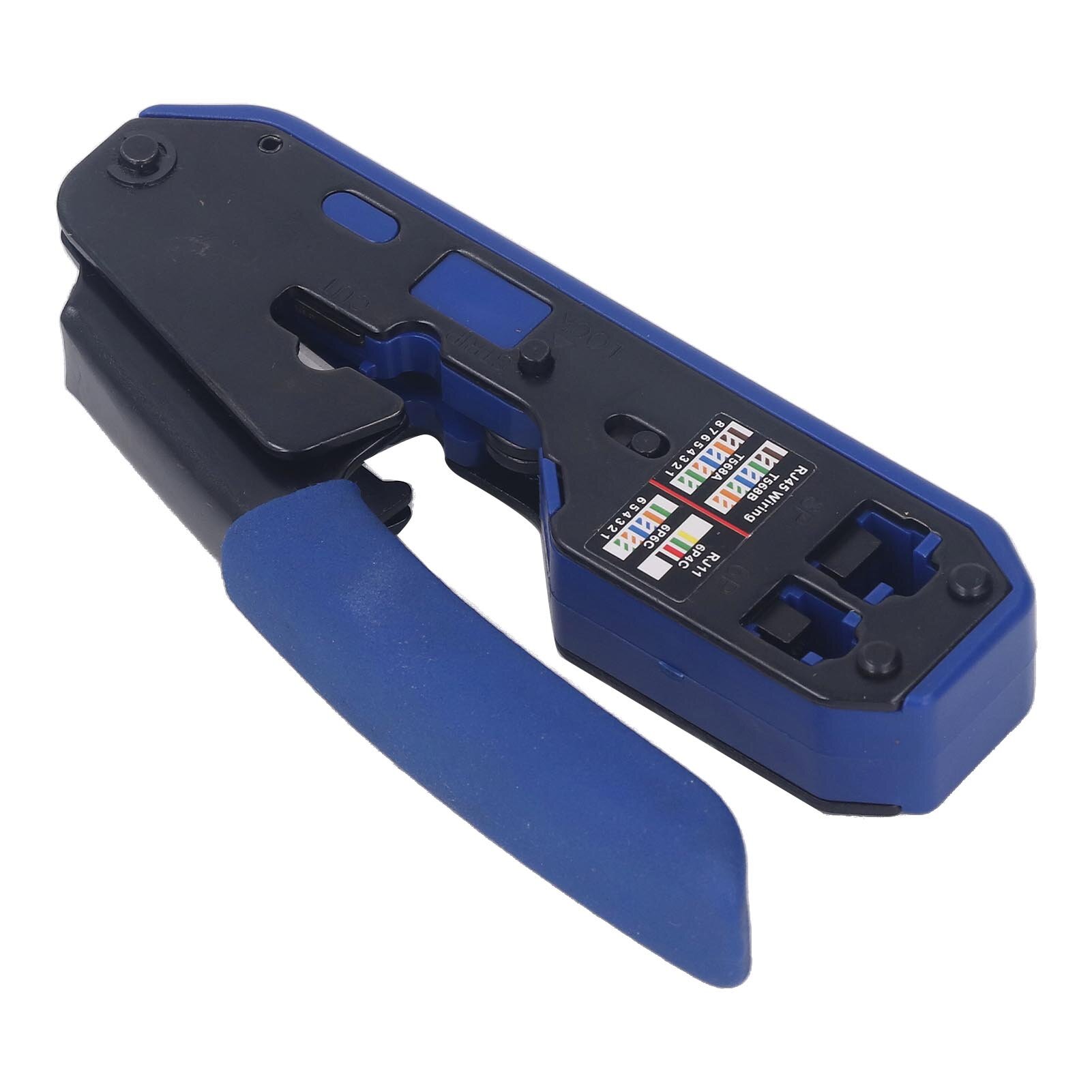 Кондукторы Для Сверления Инструмент для обжима RJ45, комплект для зачистки клемм проводов для проходного разъема Cat5 Cat5e Cat6