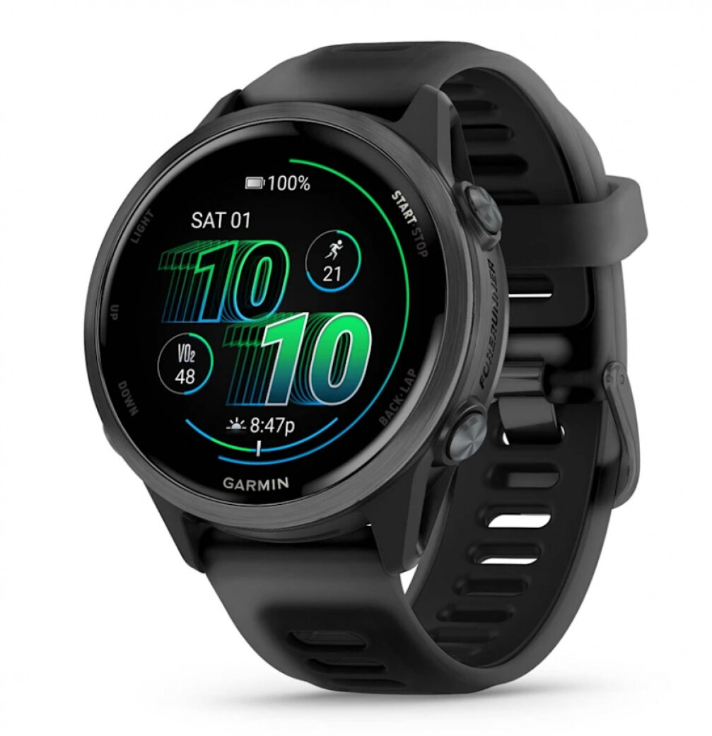 Умные часы Garmin Forerunner 570, 42mm, Slate Gray with Black (010-02970-00)