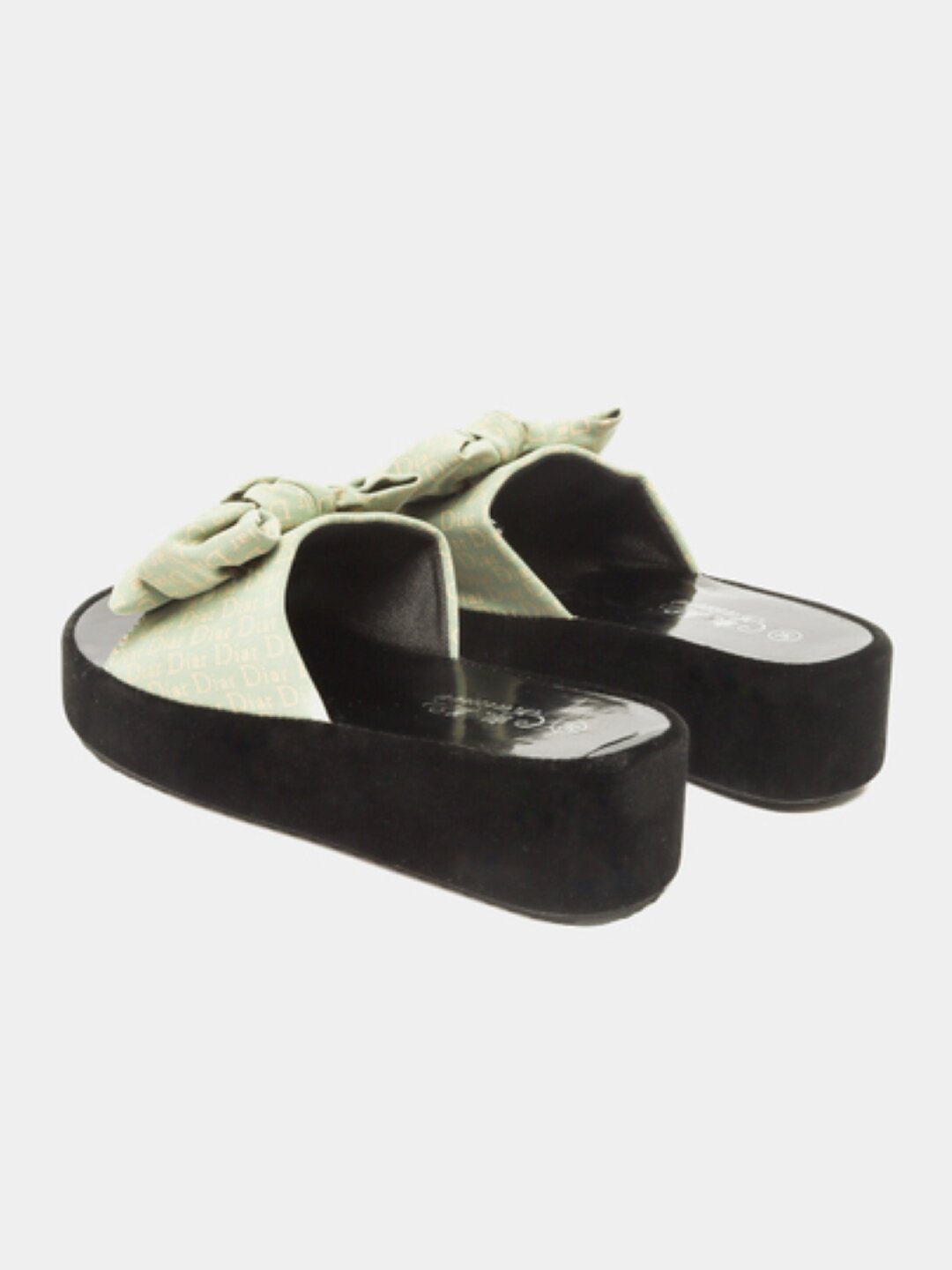 Тапочки тапочки, размер 37, зелeный — фото 1