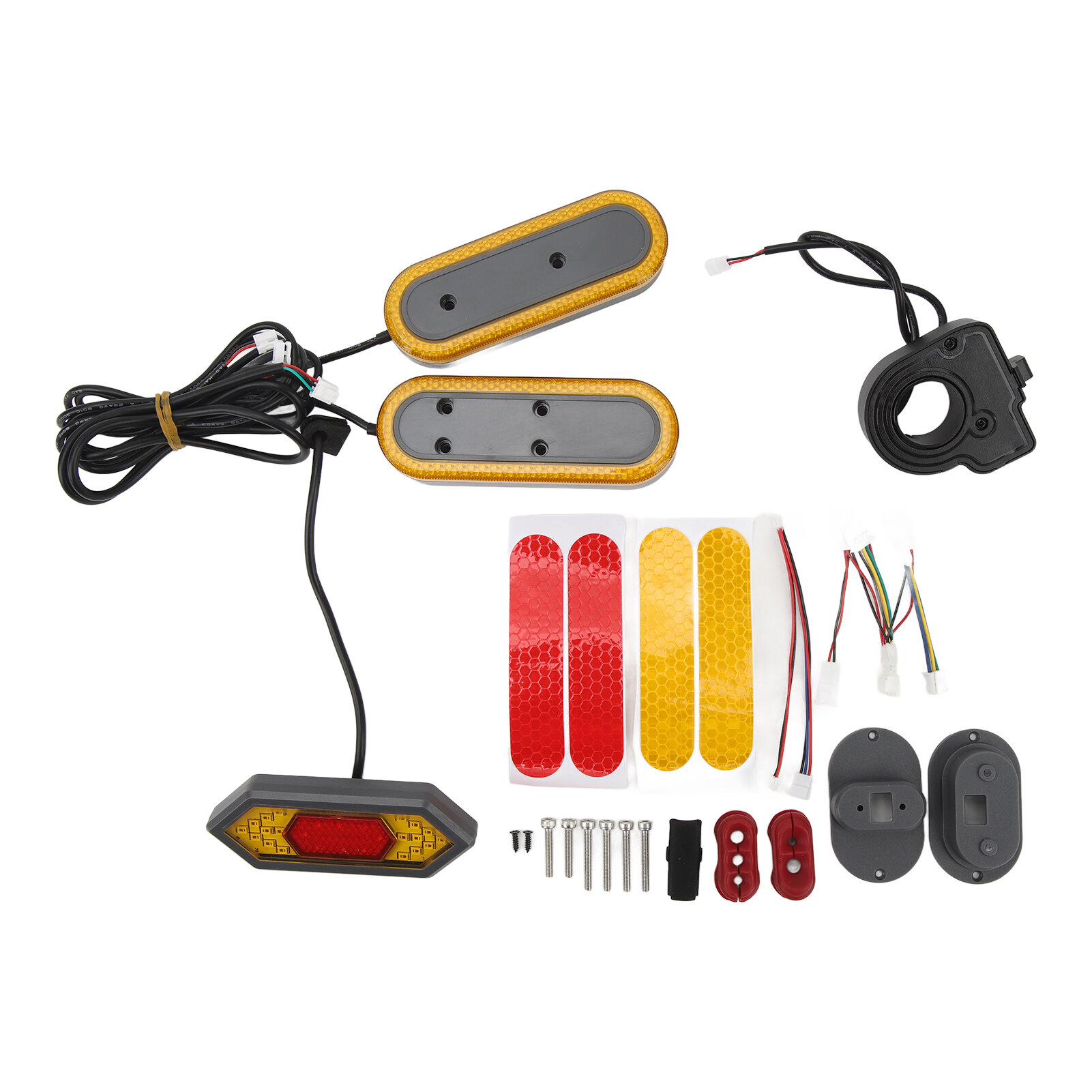 Электроскутеры Xiaomi Электрический скутер с указателем поворота, скутер, велосипедный указатель поворота, светодиодный задний фонарь, совместимый с электрическим скутером XIAOMI M365 Pro Pro2