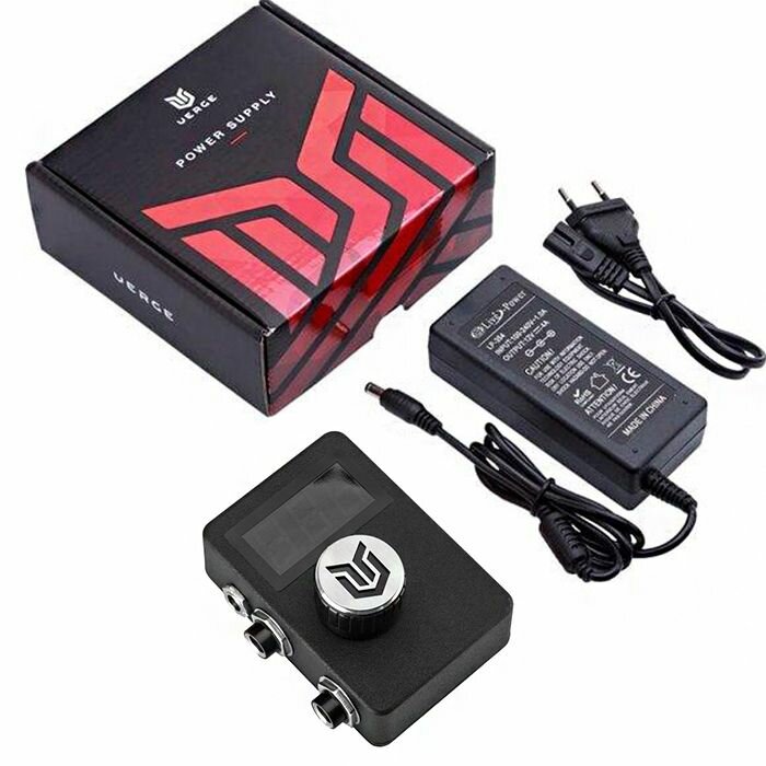 Блок питания для тату - машинки Verge Shadow Box black — фото 1