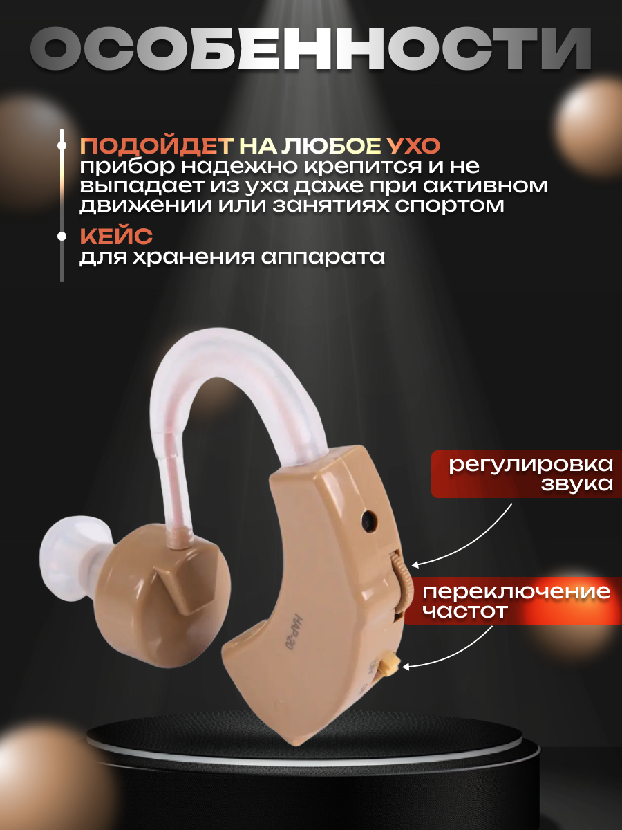 Cлуховой аппарат для пожилых усилитель звука Zinbest HAP-20 — фото 1