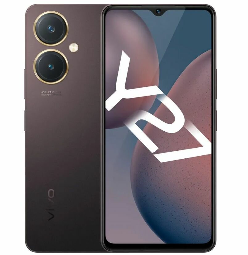 6,64" Смартфон Vivo Y27 6/128 ГБ (Y27) коричневый