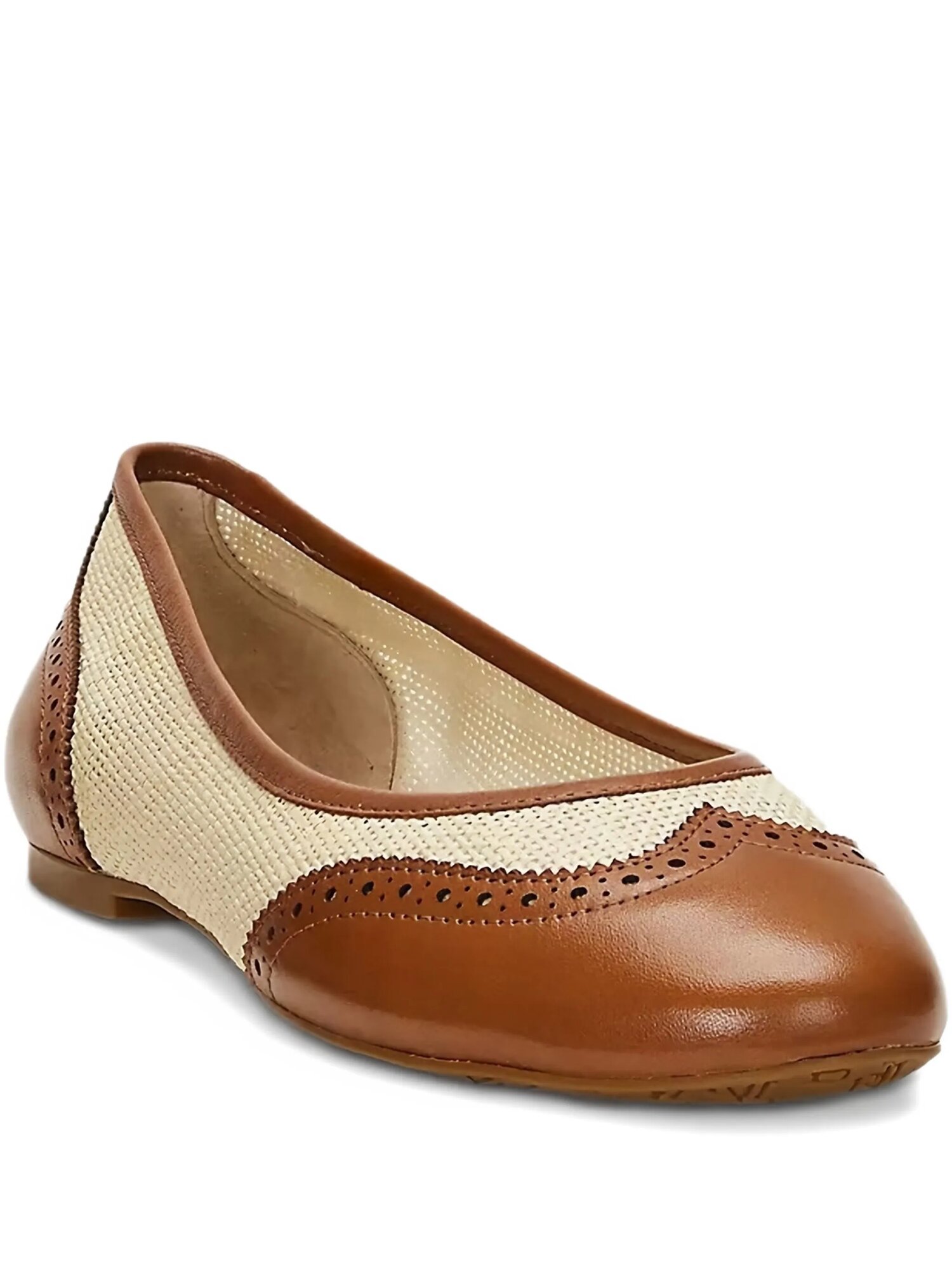 Туфли Leather woven pumps 