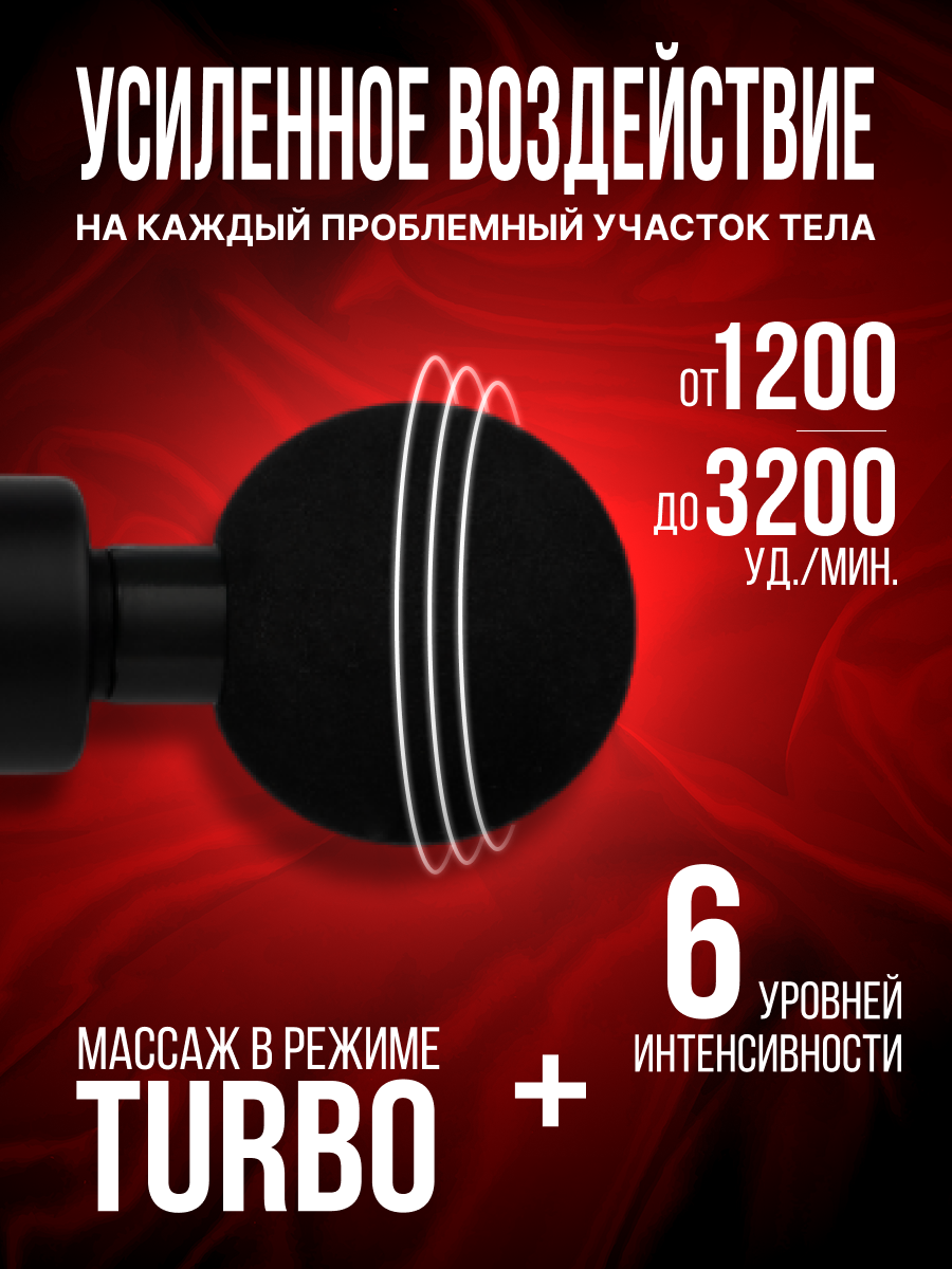 Массажер перкуссионный для тела CS Medica VibraPulsar CS-v9 NANO Massage Gun — фото 1