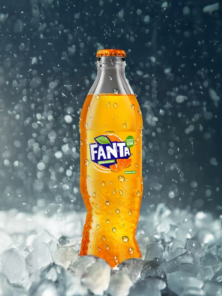Изображение Fanta, 15 шт по 0.33 л, стекло / Фанта 15 шт 0,33 л