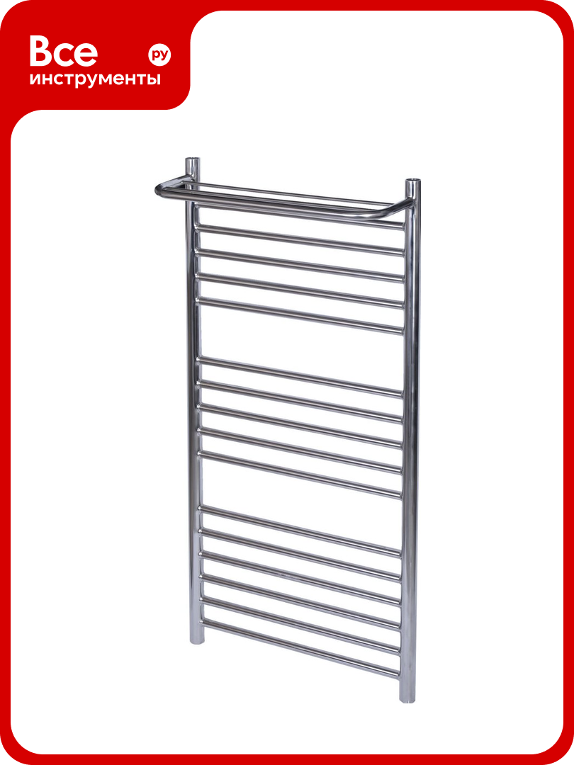 Водяной полотенцесушитель ТЕРА Богема с полкой 500x1200 ПСБ-30-10