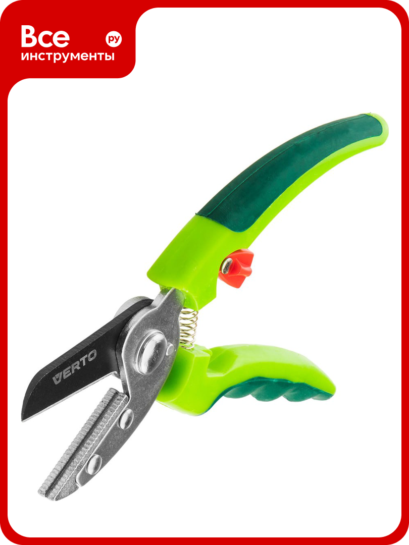 Секатор  садовый  с наковаленкой  VERTO 15G201
