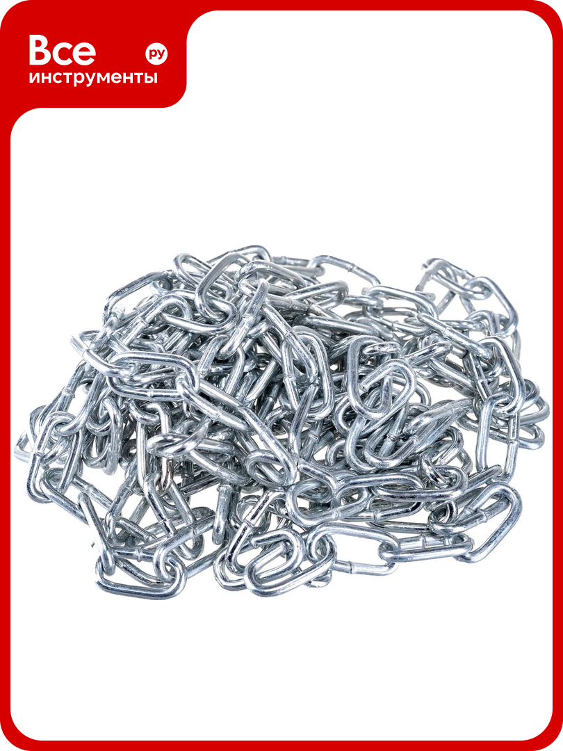 Короткозвенная цепь Tech-Krep DIN766 3мм упак. 3м - накл. 127864