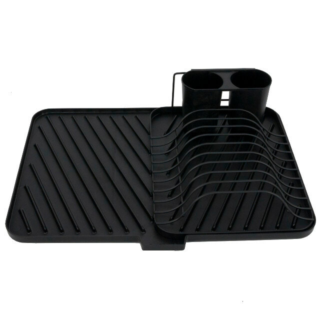 Сушилка для посуды TODELIA "Compact" 43х31х10см с поддоном нерж. сталь, полипропилен