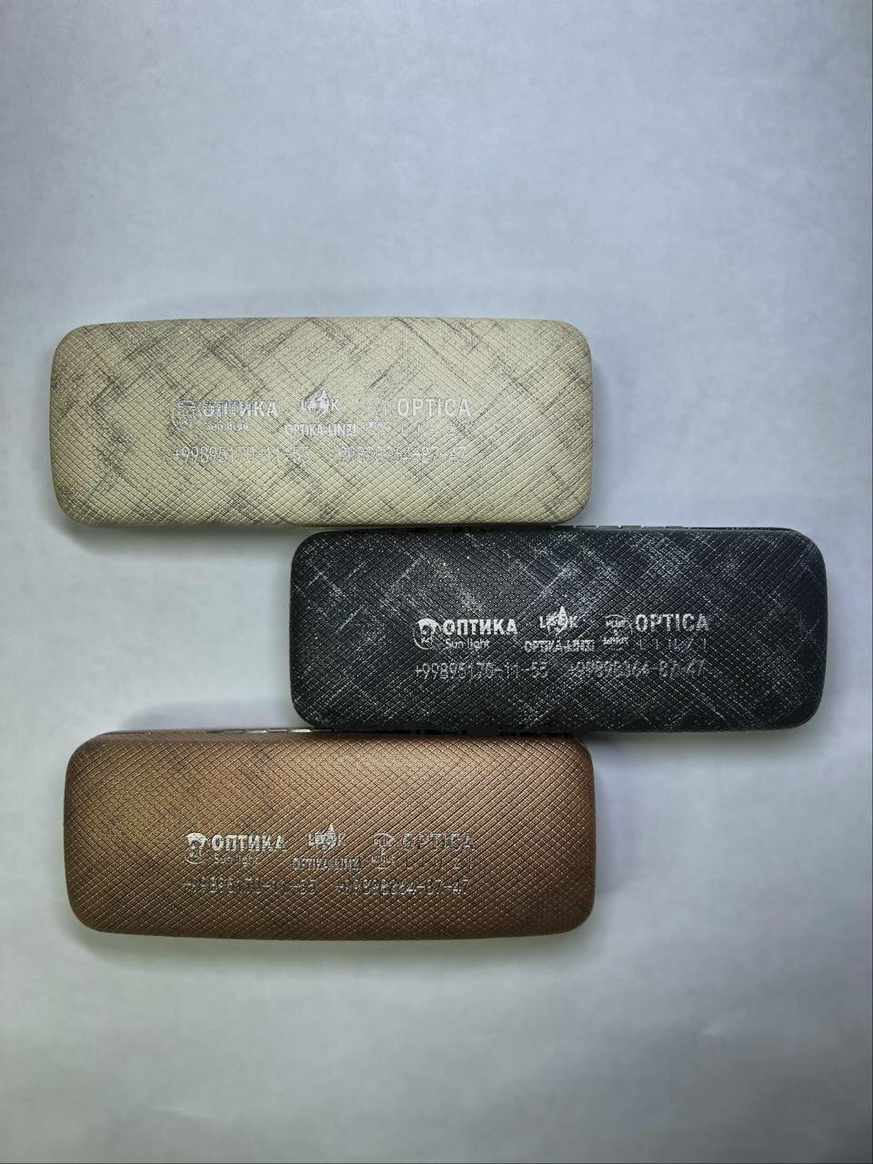 Футляр для очков противоударный "SUN LIGHT&LOOK OPTICA" черный — фото 1