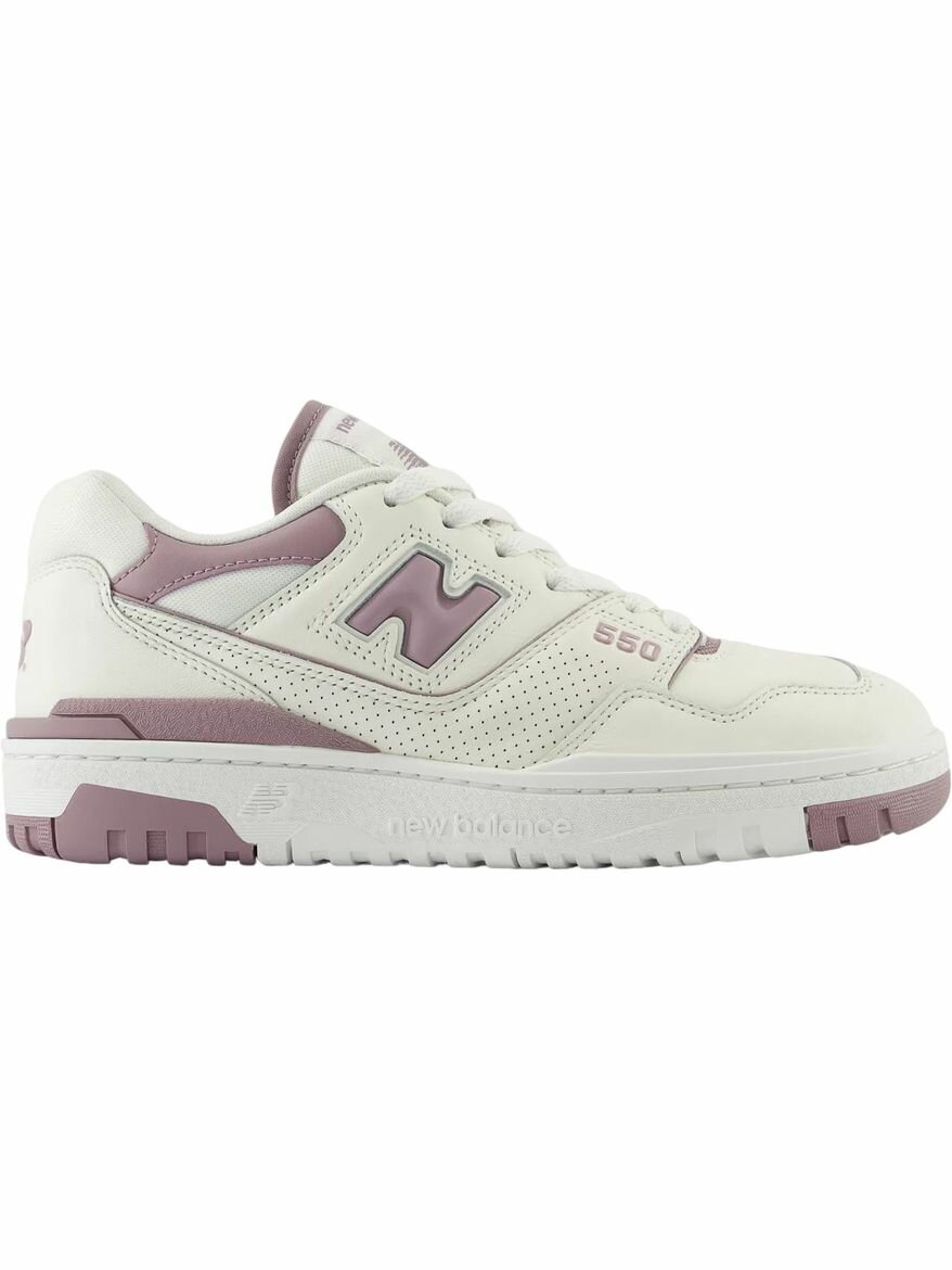 Кроссовки New Balance 550, полнота F, размер 5,5 US, бежевый/розовый