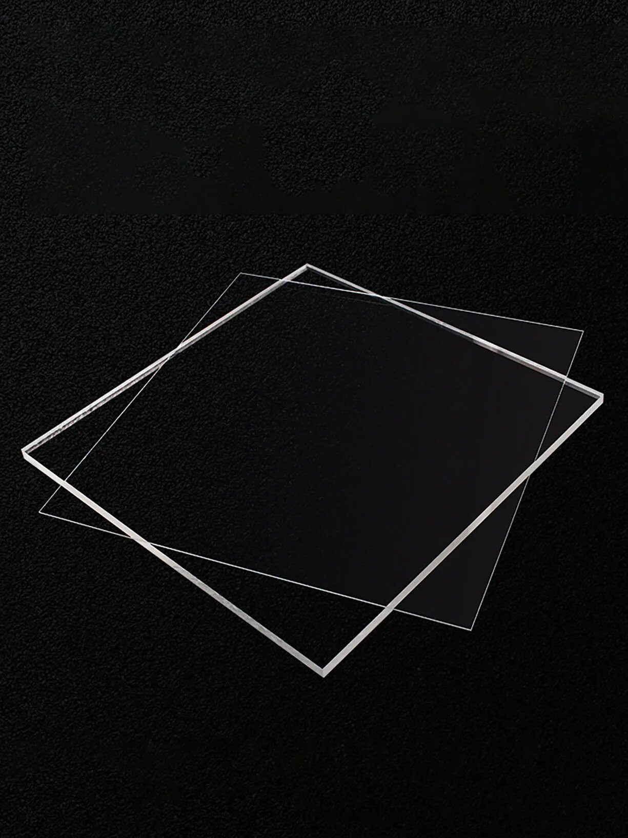 Высокая прозрачная акриловая панель прозрачная пластиковая Акриловая вывеска DIY экран проектора толщиной 1-20 мм High transparency 100x100x1mm 20Pcs