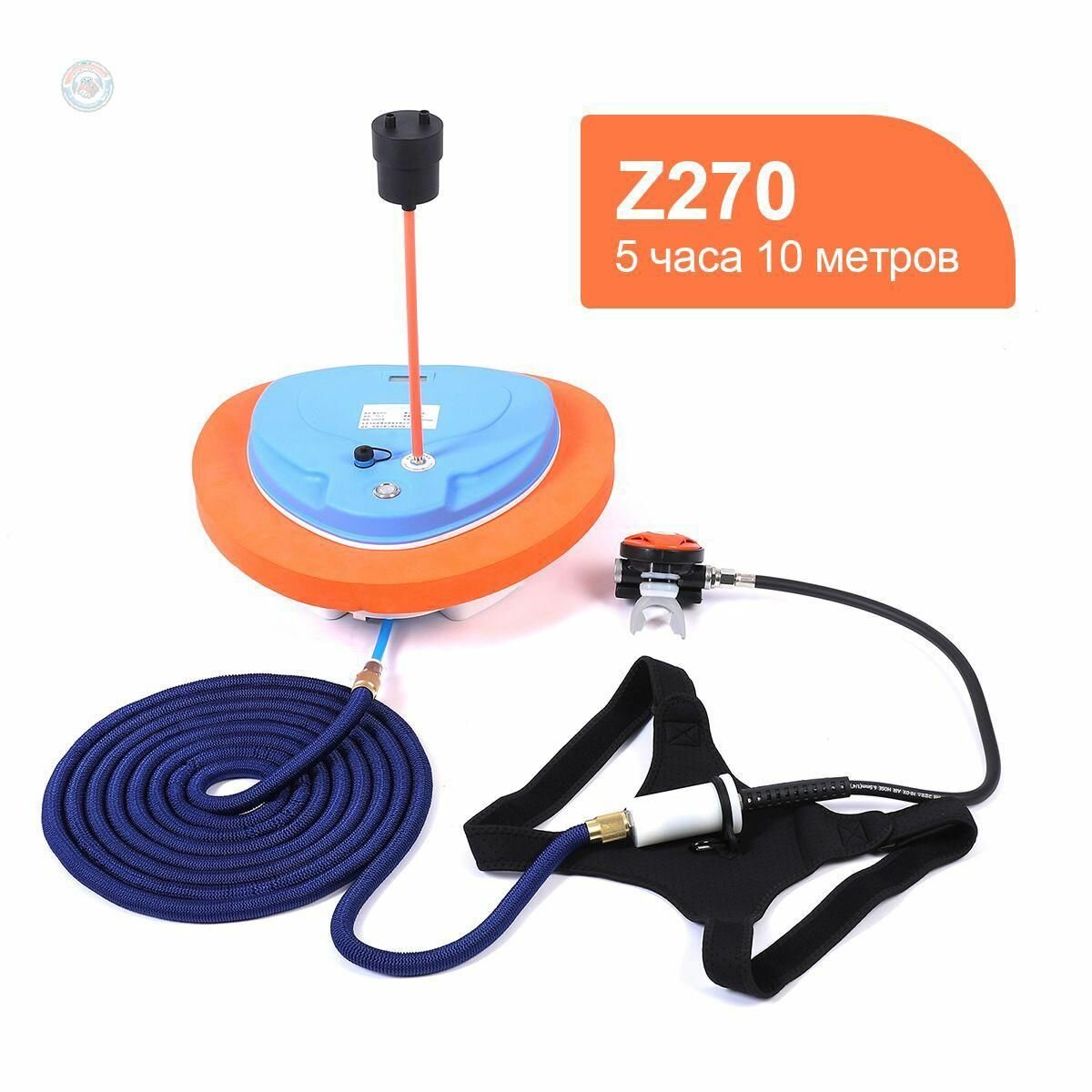 Баллон для дайвинга TUXING Z270 инновационная система подачи воздуха для подводного плавания снорклинга и морской рыбалки с мощным компрессором и автономной работой до 4 часов