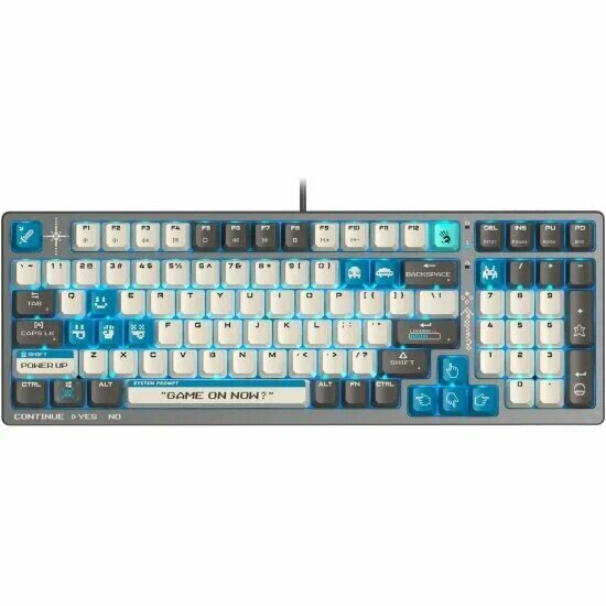 Клавиатура A4Tech Bloody S98 Pixels Blue механическая серый/бежевый USB for gamer LED (S98)