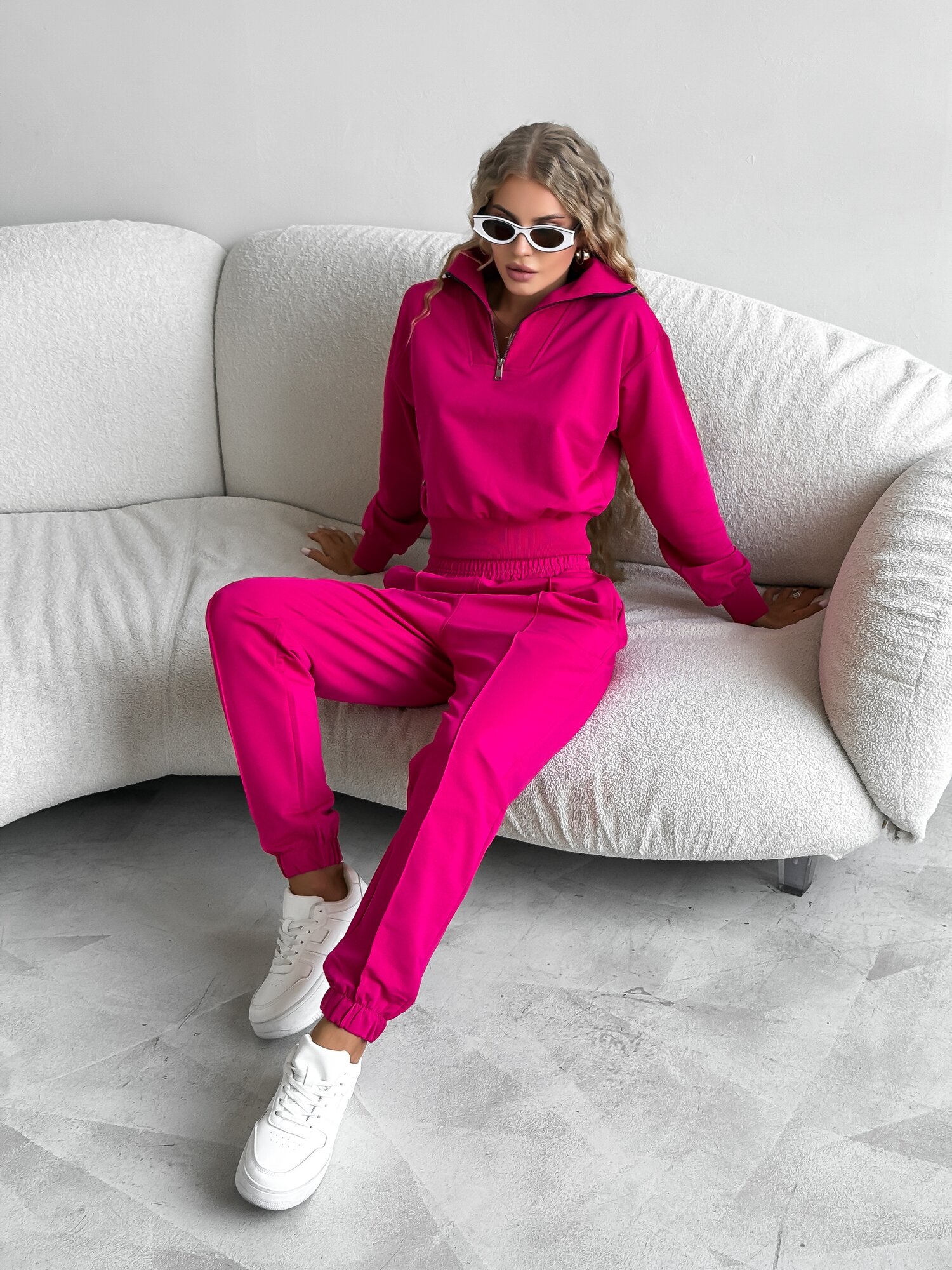 Костюм спортивный KIAZO размер M малиновый