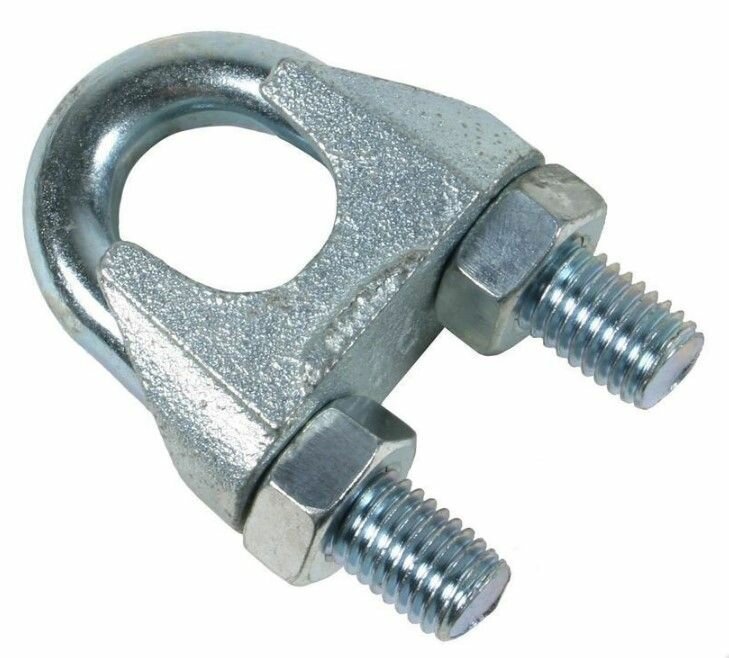 Зажим (хомут) для троса 3 мм по 1 штуке