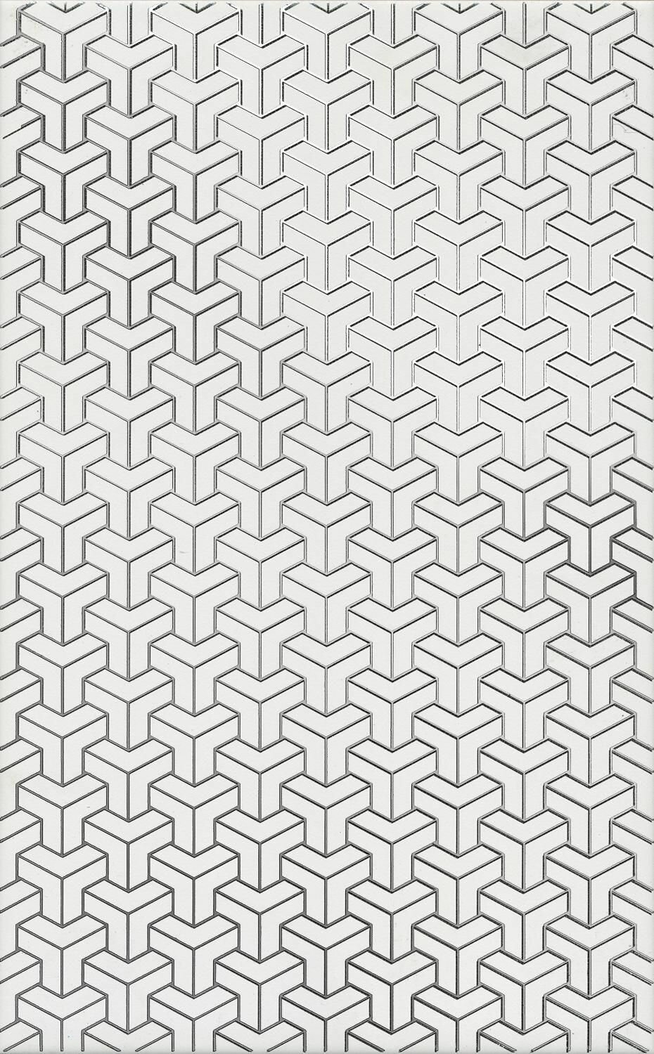 HGD/A371/6397 Ломбардиа белый 25*40 керам. декор Цена за 1/Штука