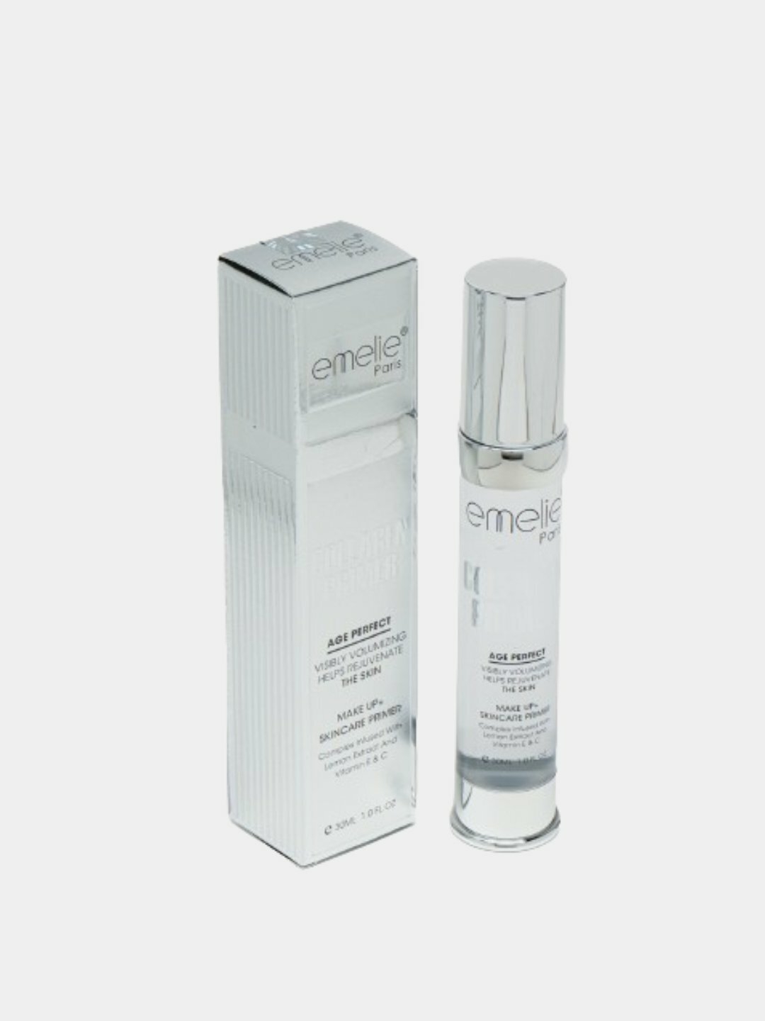 Основа под макияж Emelie Collagen Primer, база, праймер для кожи лица, бесцветный, универсальный, 30 мл