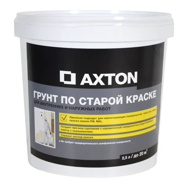 Грунтовка по старой краске Axton 2.5 л