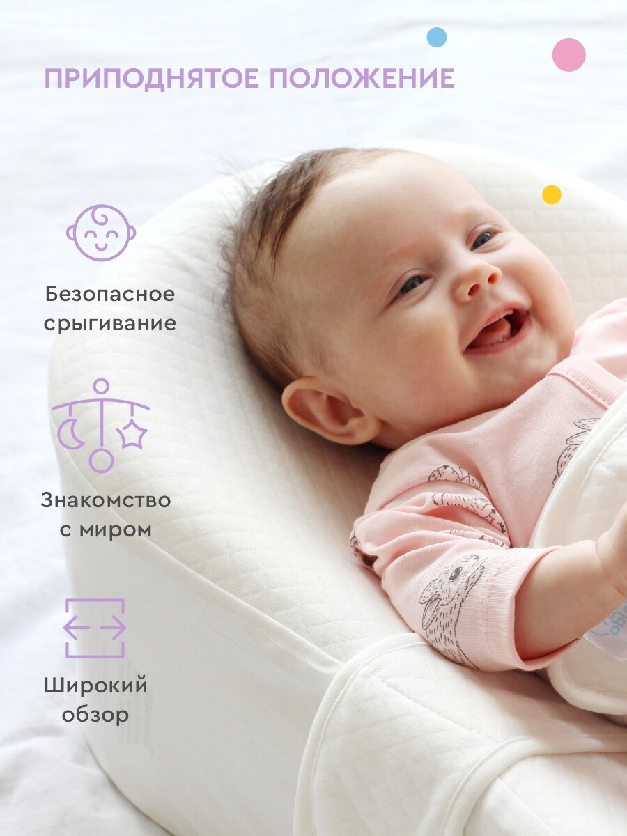 Матрас-кокон Фабрика облаков Зёвушка, для новорожденных, от 0 до 6 месяцев — фото 1