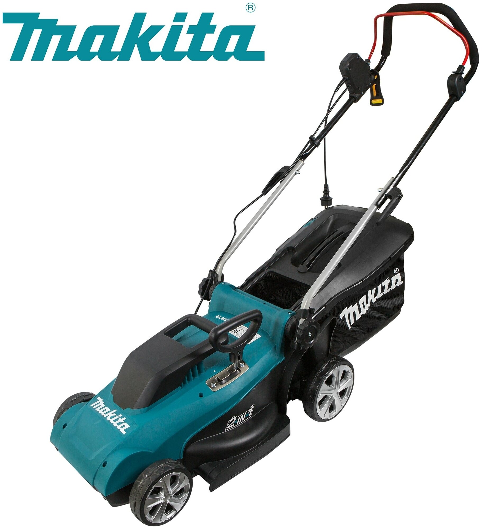 Газонокосилка электрическая Makita ELM3720 1400 Вт 37 см (82594681)