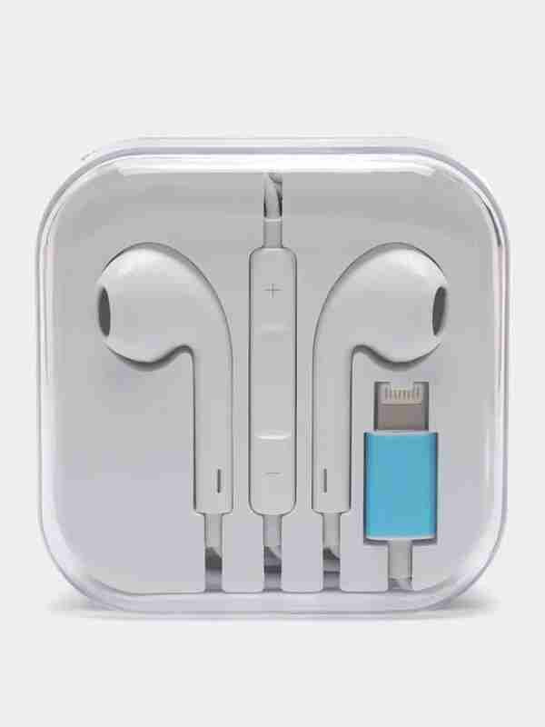 Проводные наушники для Iphone 5-14 Pro/ Pro Max, Lightning‑EarPods оригинальные наушник Apple