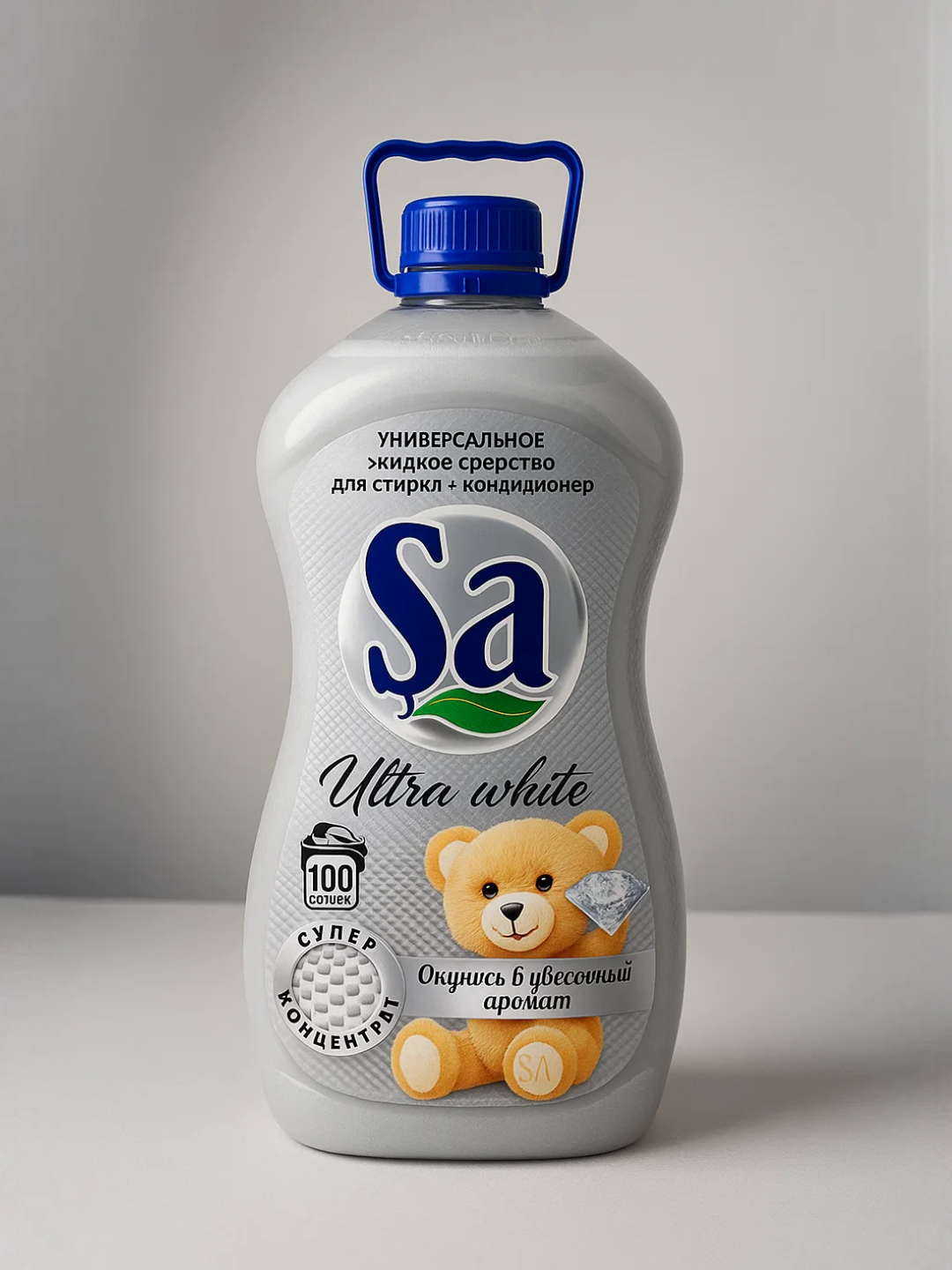 Гель для стирки Satumar "SA", 2в1 суперконцентрат, для стиральных машин, 5л — фото 1