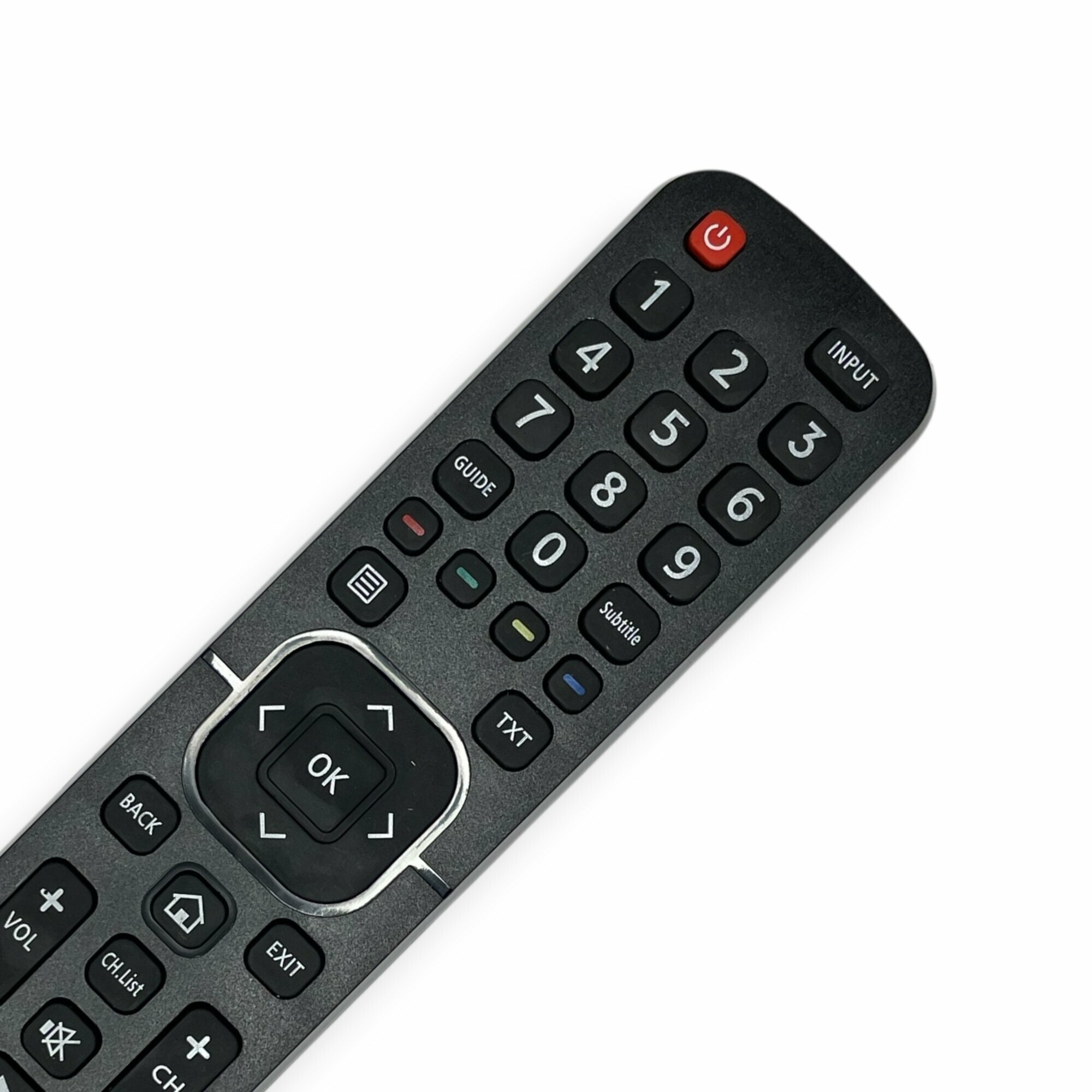 Универсальный пульт, для телевизор HISENSE ROSSO ИК, АБС-пластик, черный — фото 1