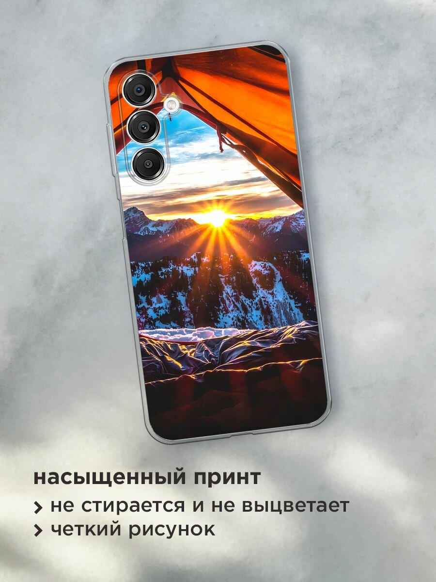 Чехол на Samsung Galaxy A16 / Самсунг А16 с принтом "Горы 7" — фото 1