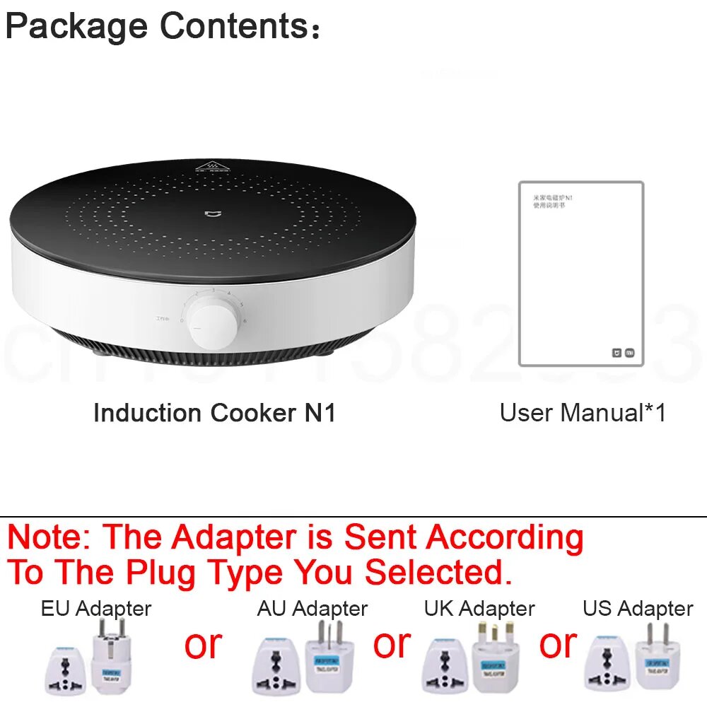 Индукционная плита Xiaomi Mijia N1 2100 Вт EU