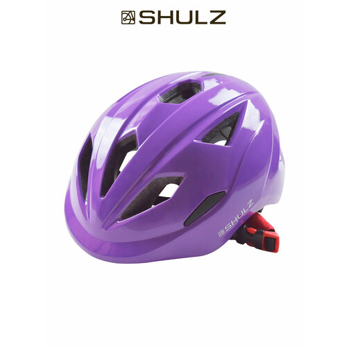Шлем SHULZ KIDS Bubble LED Фиолетовый, с маячком, обхват 50-54 см, (S)