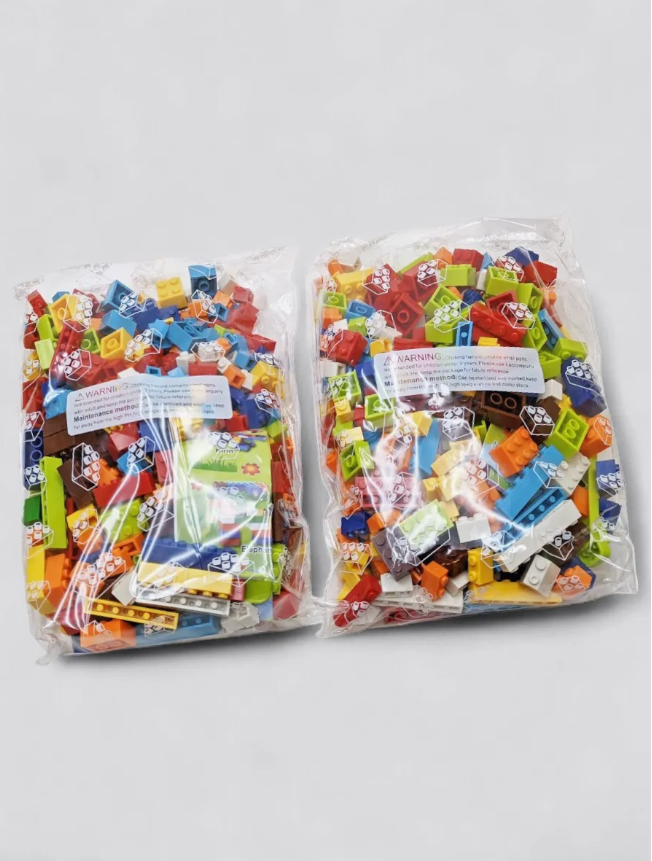 Конструктор Набор кубиков: основные элементы (1000 деталей) — фото 1