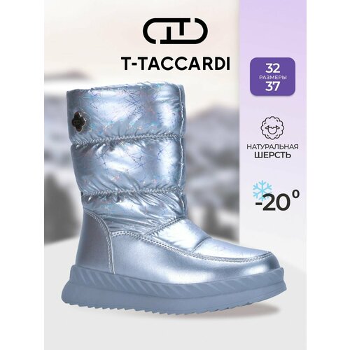 фото Дутики t.taccardi весна-лето 2026, размер 33, серебристый