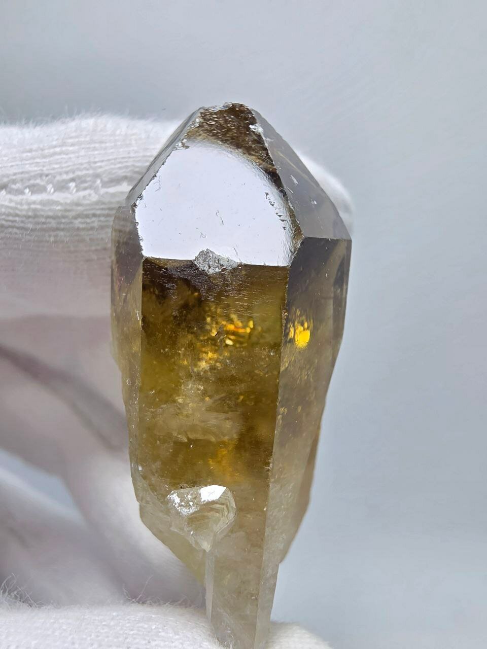 Цитрин кристалл 45 мм, 21 г. — фото 1