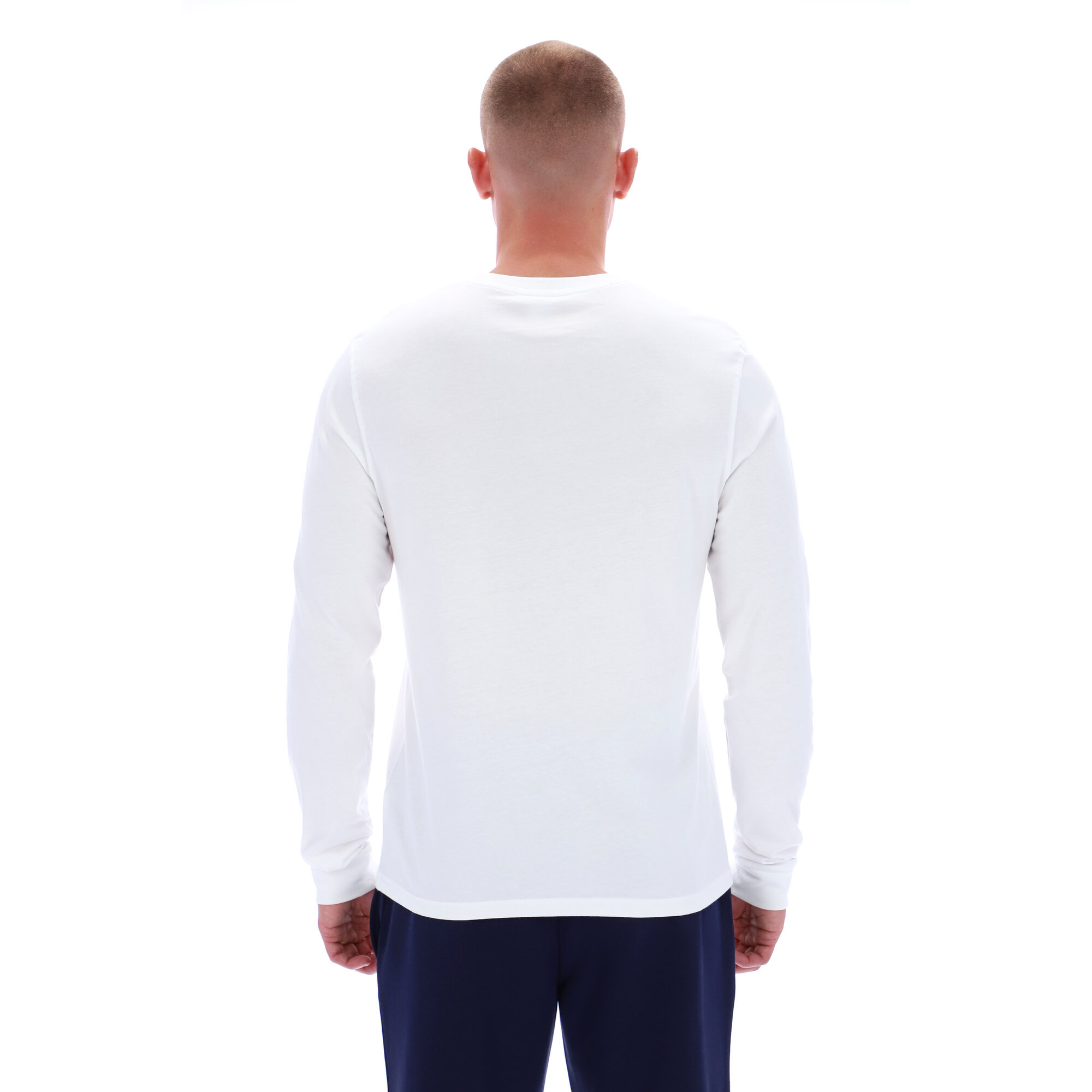 Лонгслив Reebok, размер 2XL INT, , белый — фото 1