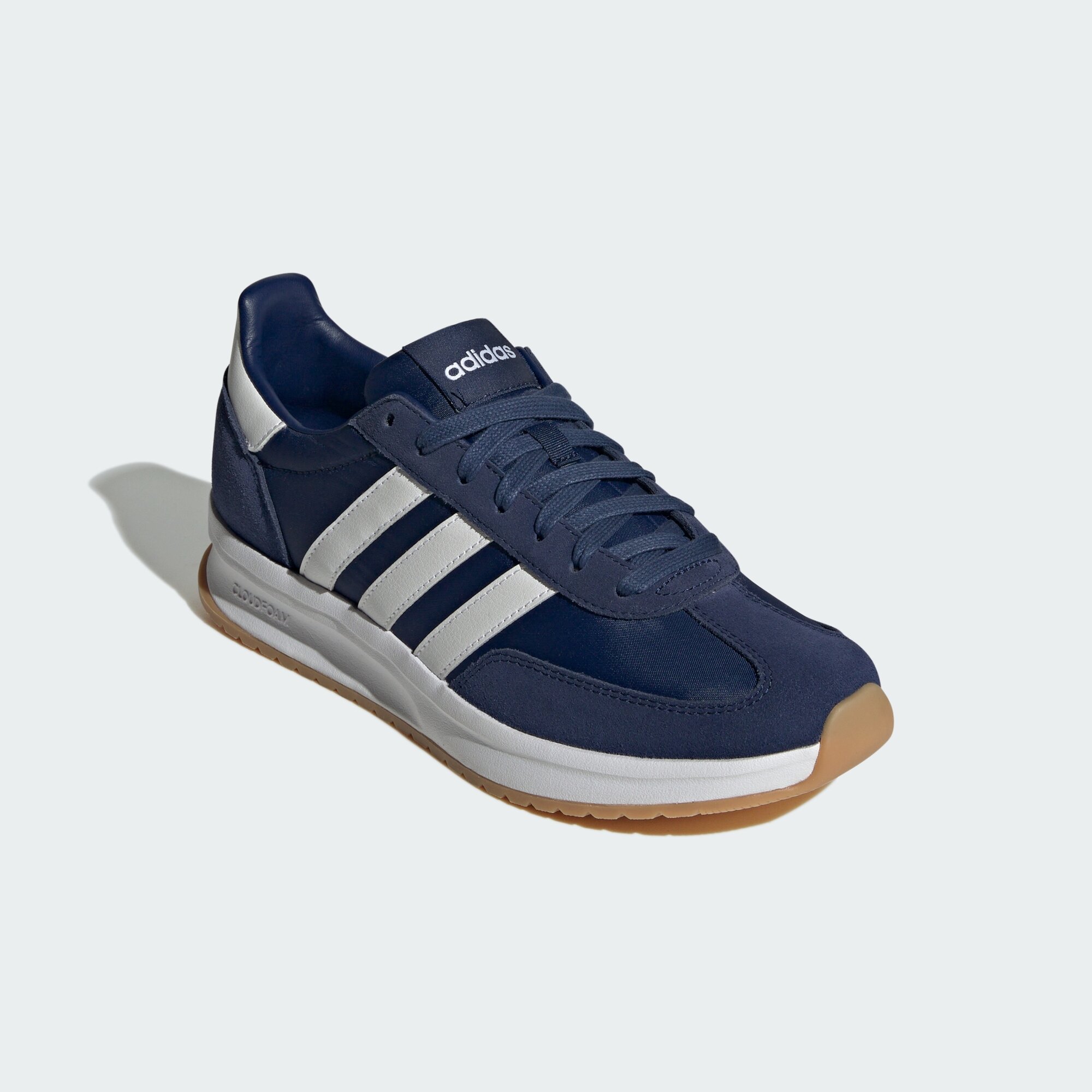 Кроссовки adidas Run 70s 2.0, размер 8,5 UK, темно-синий/белый — фото 1