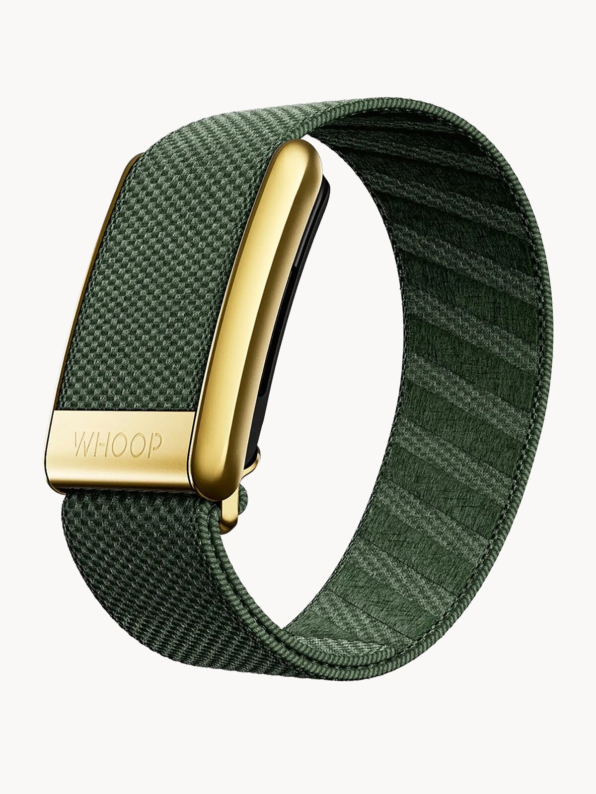 Плетёный ремешок для браслета Whoop 4.0 SUPERKNIT LUXE BAND (Ivy with Gold)