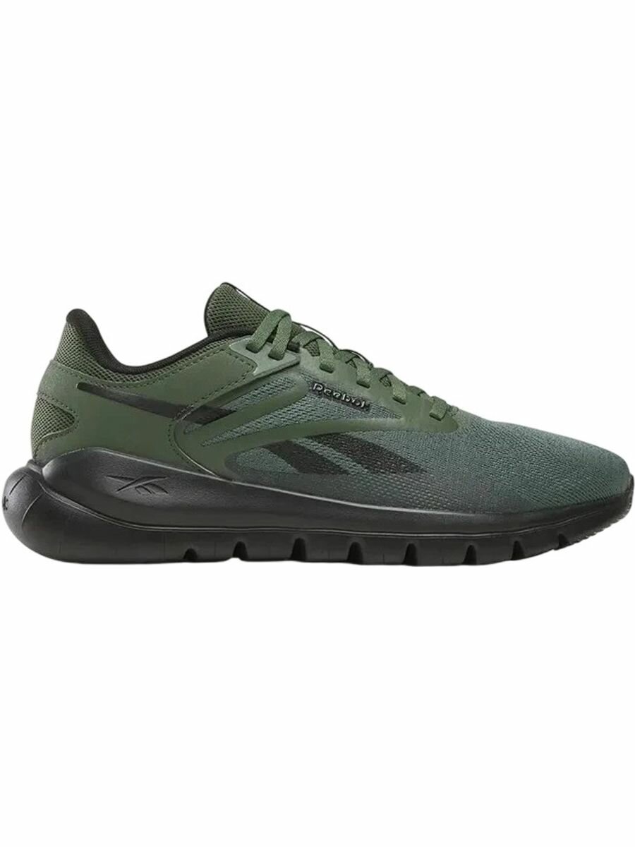 Кроссовки Reebok Flex Point Trainer, полнота F, размер 9,5 US, зеленый/белый/черный
