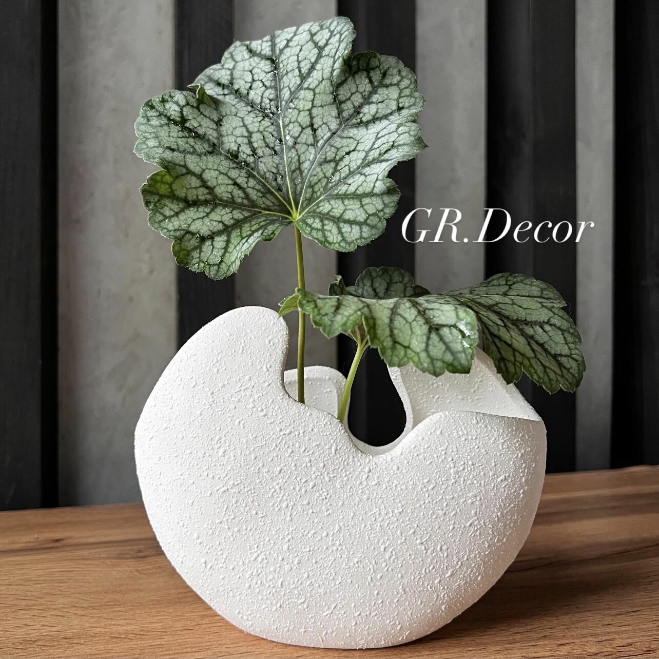 GR.Decor. Ваза для кензана Бланка 13 см белая керамика