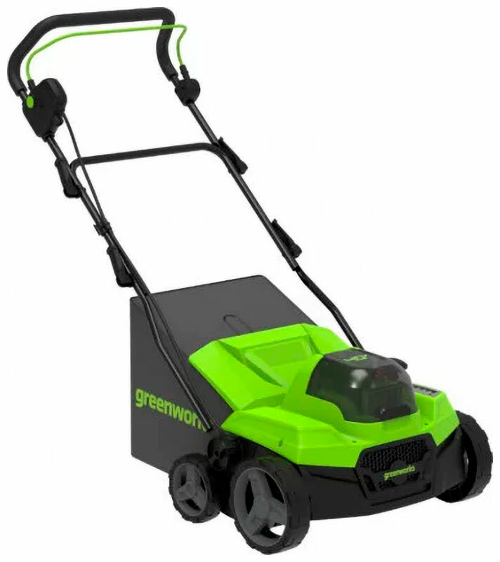 Аэратор-скарификатор аккумуляторный Greenworks Арт. 2517607, 40V, бесщеточный, без АКБ и ЗУ