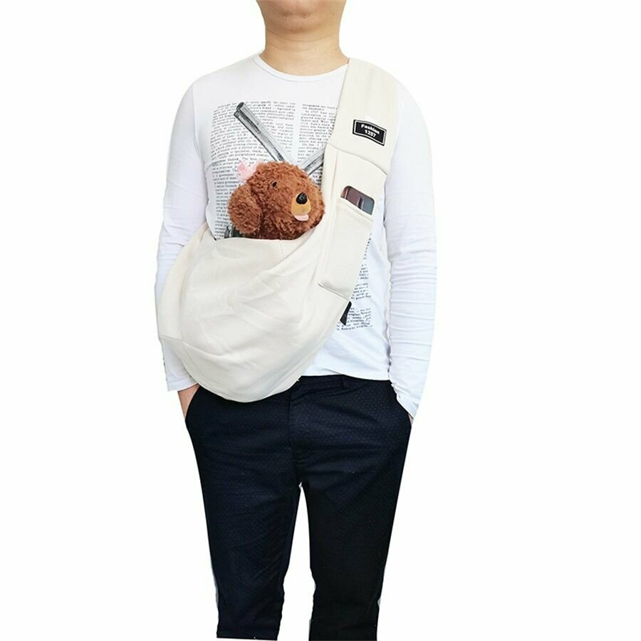 Сумка-переноска для собак на открытом воздухе через плечо Слинг