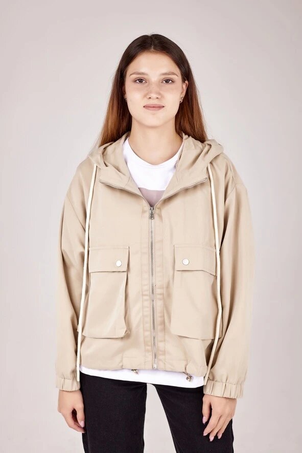 Ветровка Selfie, размер M, бежевый — фото 1