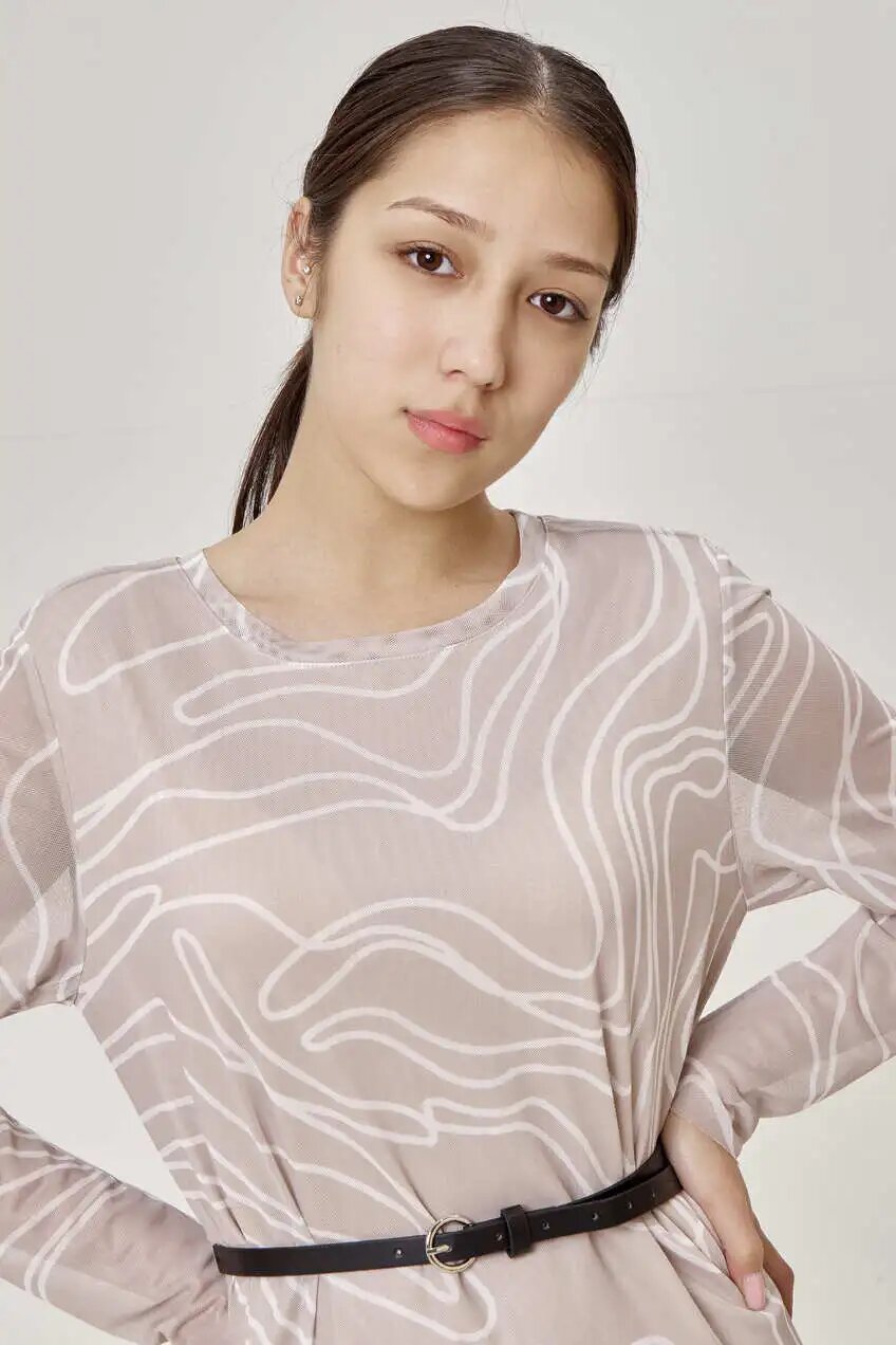 Платье Selfie, размер L, бежевая клетка — фото 1