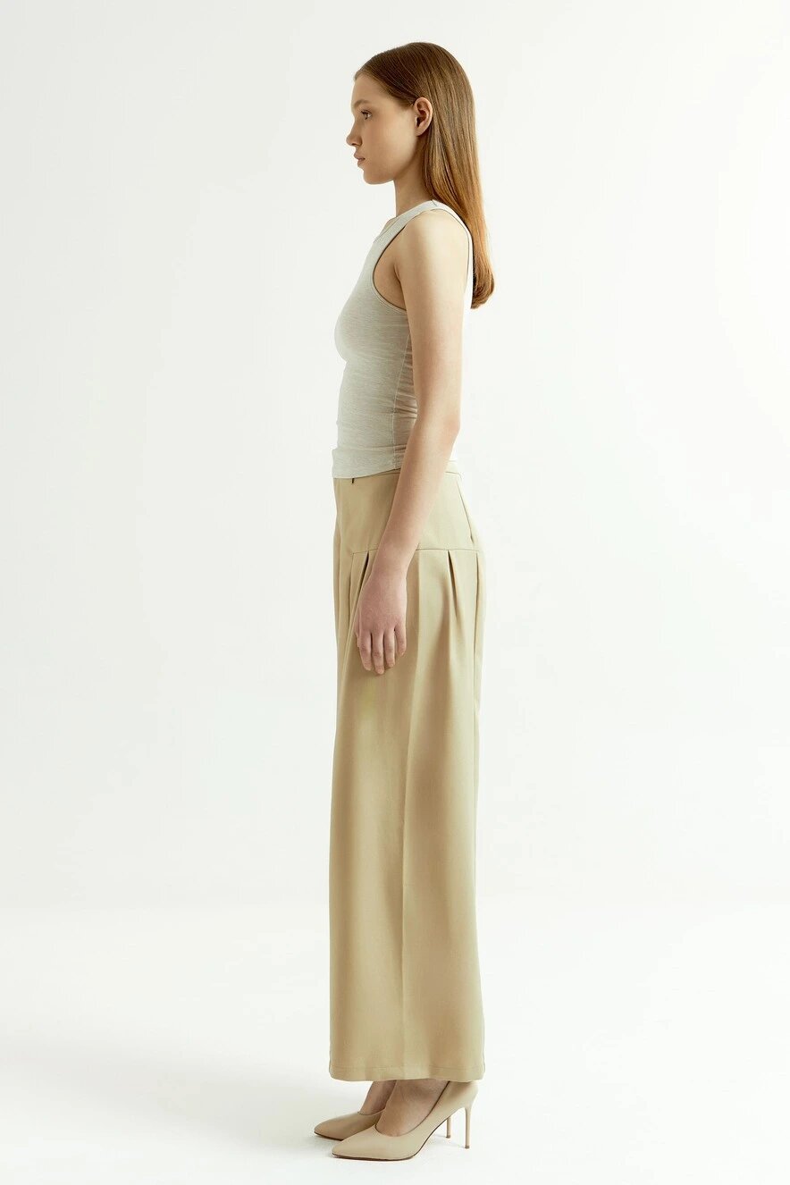 Топ Selfie, размер XS, бежевый — фото 1