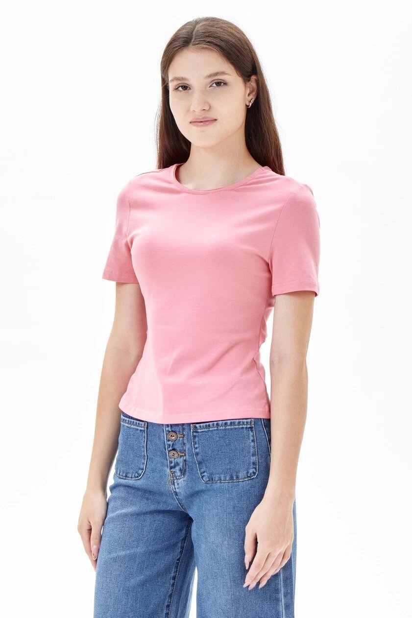 Футболка Selfie, размер L, рoзовый — фото 1