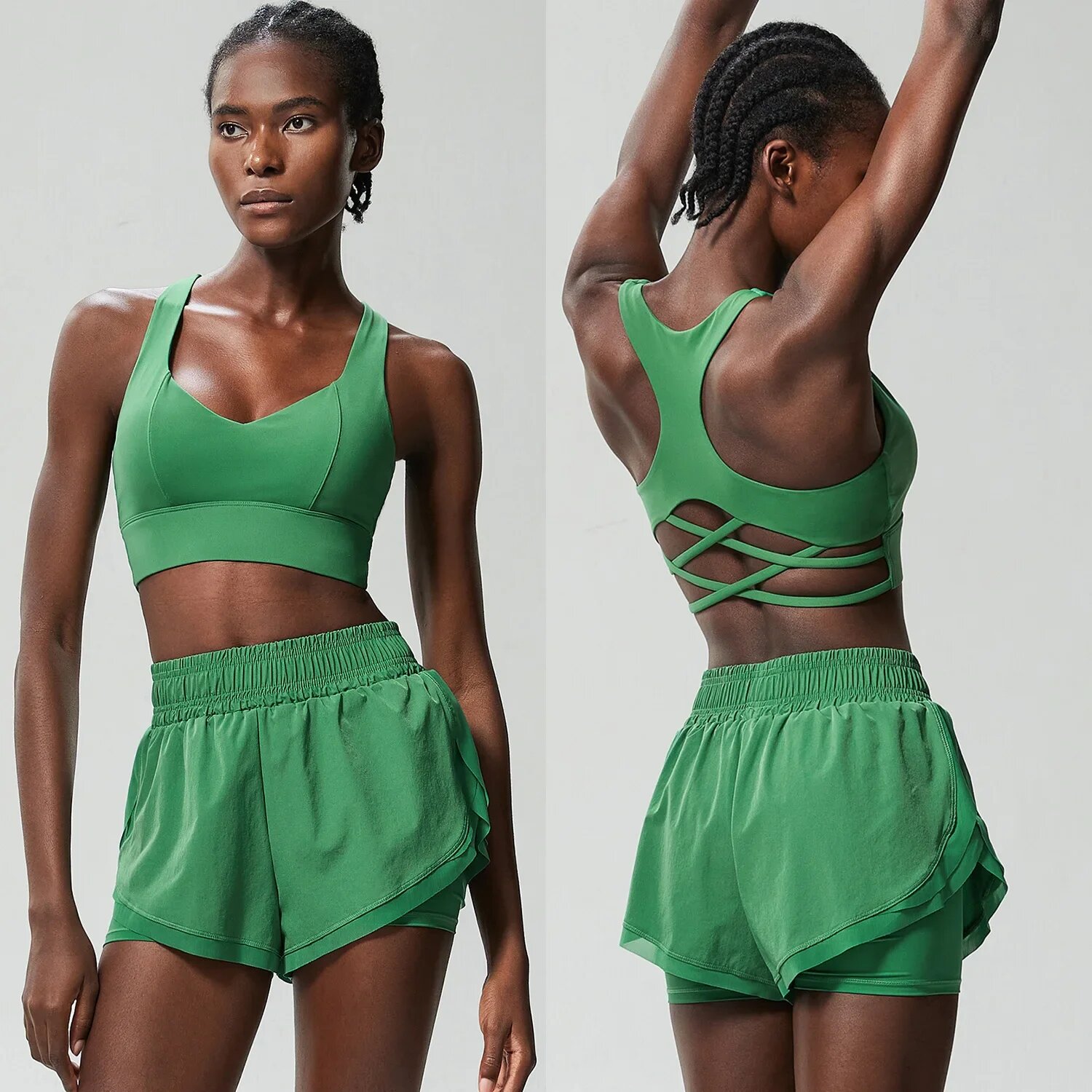 Костюм спортивный LEMONENO размер L зеленый