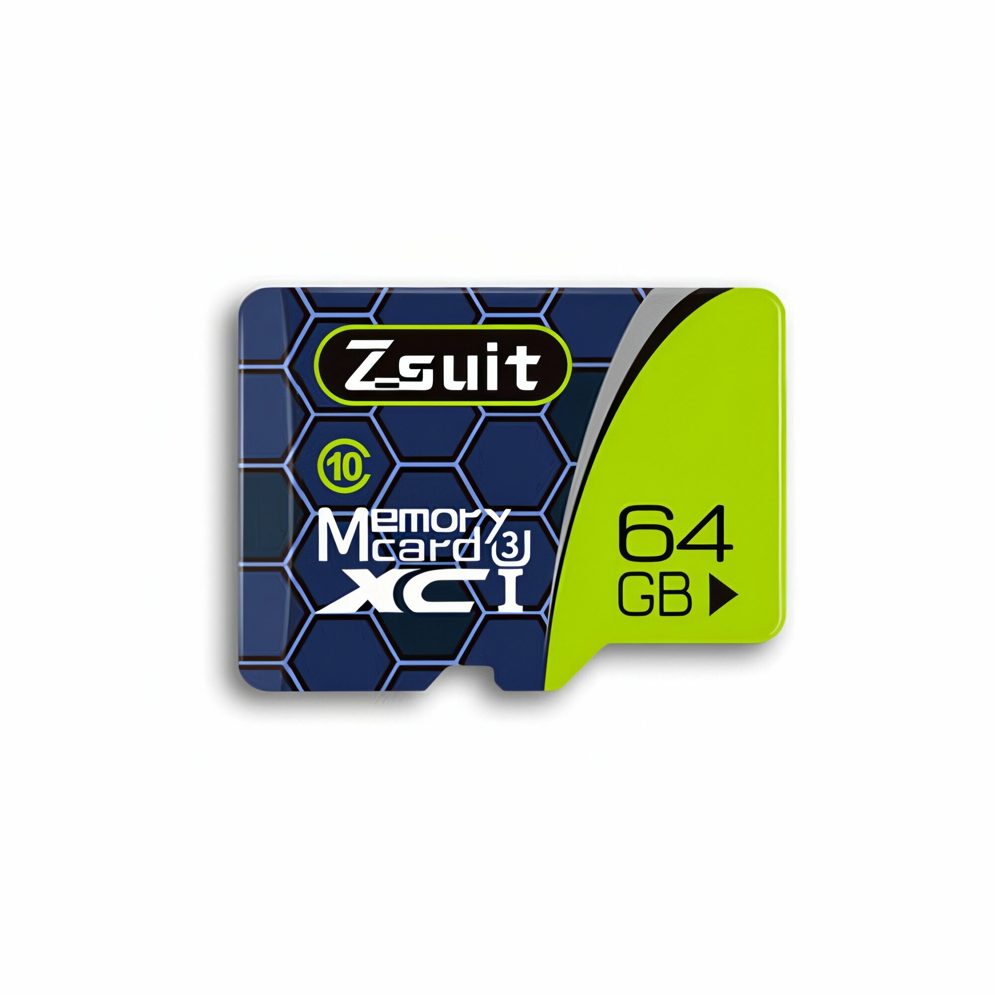 Карта памяти Zsuit 64 GB Micro SD (SDXC) Class 10, без адаптера