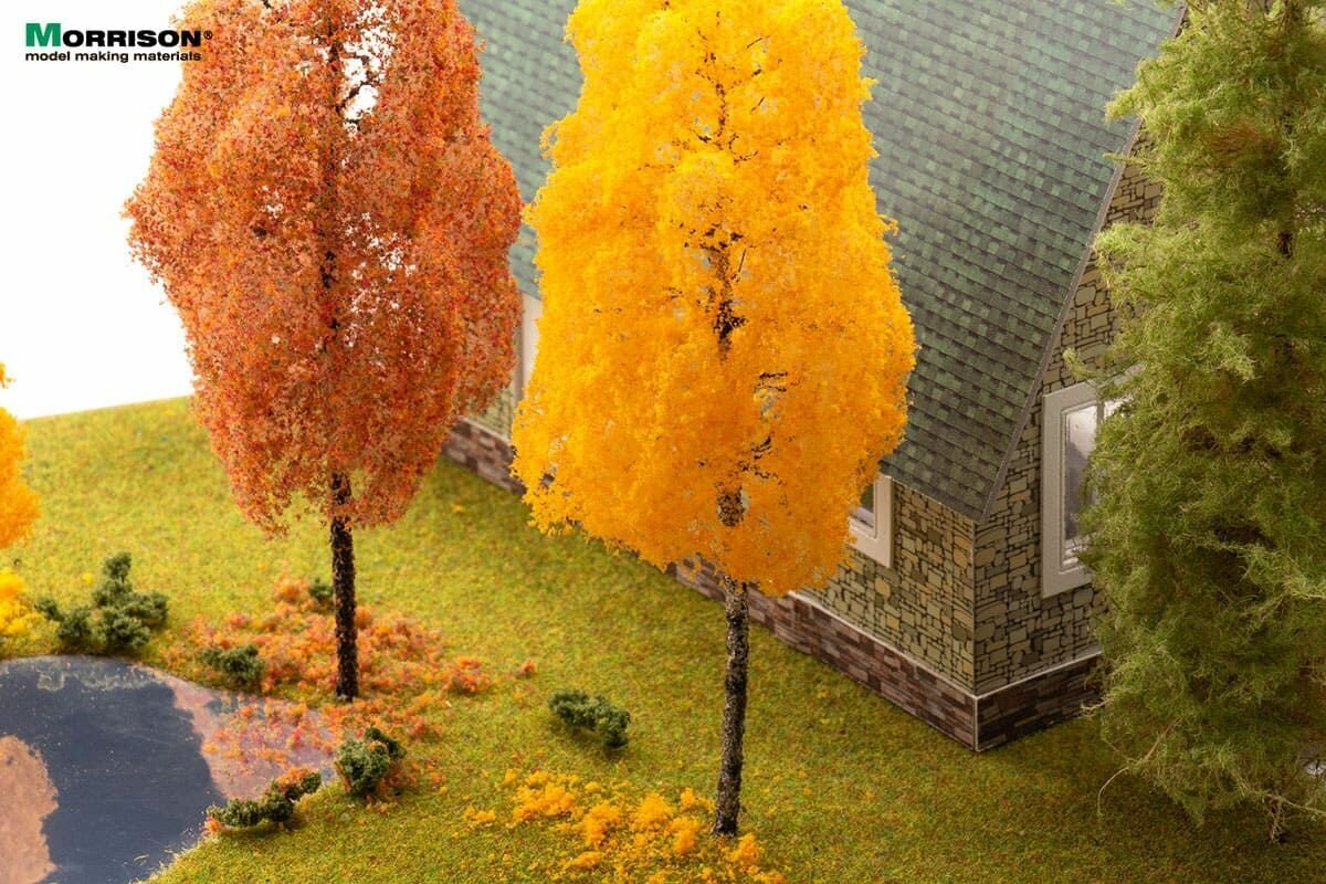 20 см. Осенняя берёза для макета