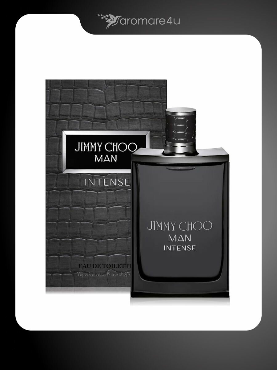 Духи мужские. Туалетная вода Jimmy Choo Man Intense. Джимми Чу Интенс Мен. Для мужчин. 100мл. — фото 1